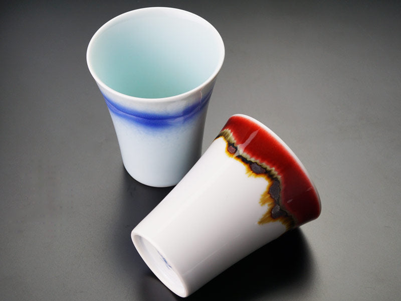 有田焼】焼酎グラス ペアシルクロード