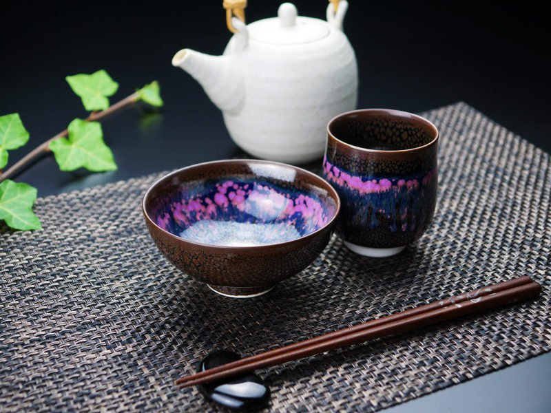 有田焼】睦揃（夫婦茶碗セット）花筏