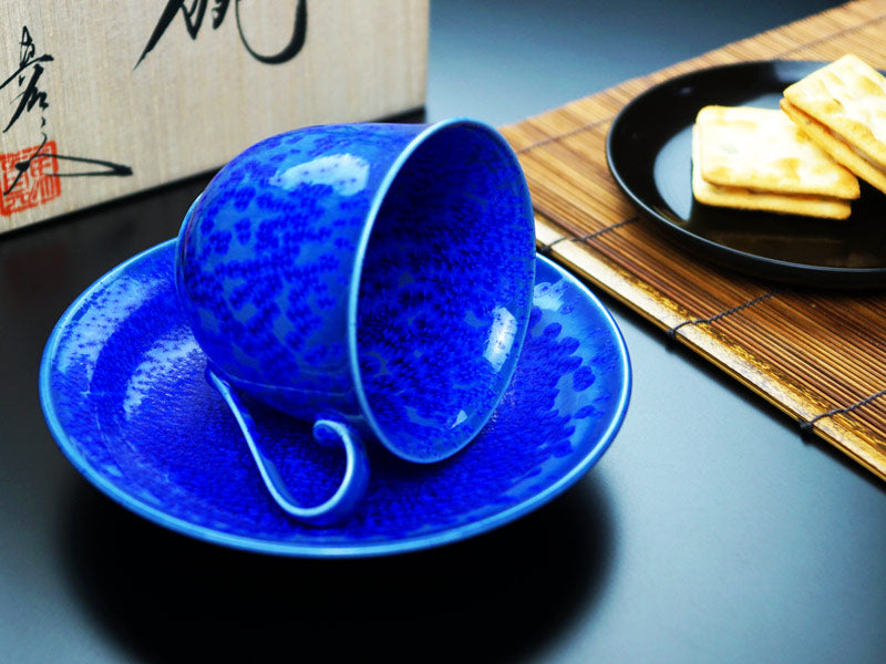 有田焼】広口コーヒーカップ 瑠璃水滴 - JTOPIA