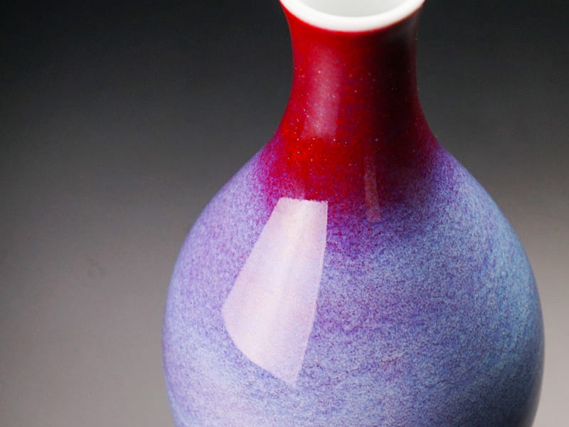 有田焼】鶴首花瓶 彩雲 - JTOPIA