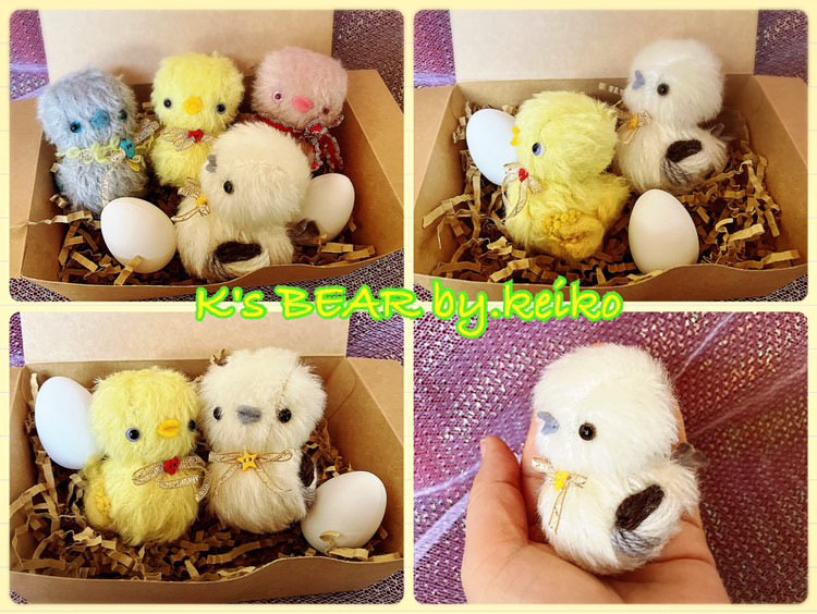 K's BEAR by keiko.小野恵子 「シマエナガちゃん&ぴよちゃん's」WSの