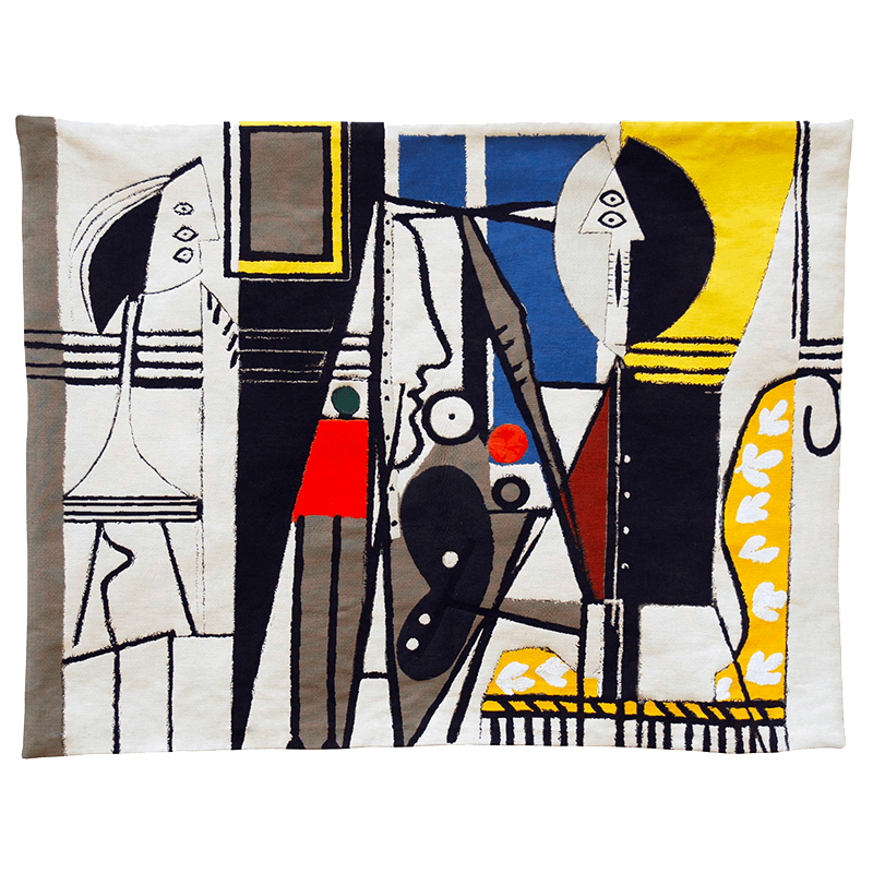 Tapestry Picasso Le Peintre et son modèle 1928 - Jules Pansu