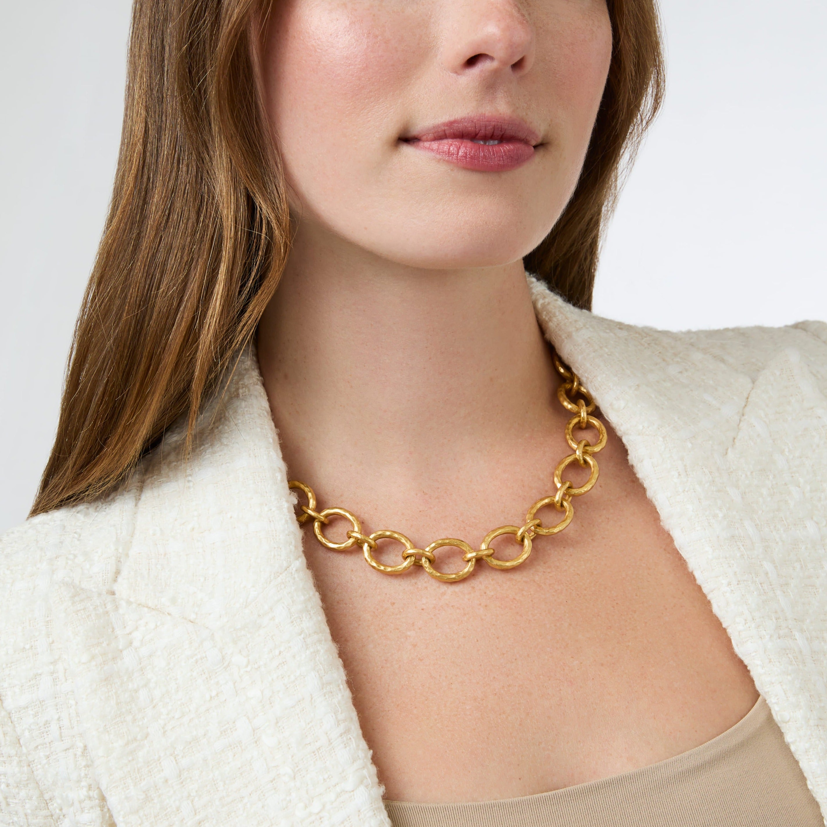 Catalina Demi Link Gold Necklace | Julie Vos
