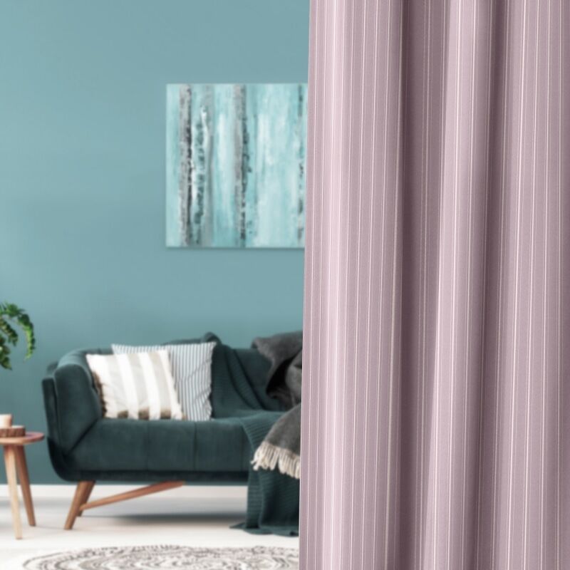 タフタストライプ カーテン JE-92657 パープル ｜ジャストカーテン