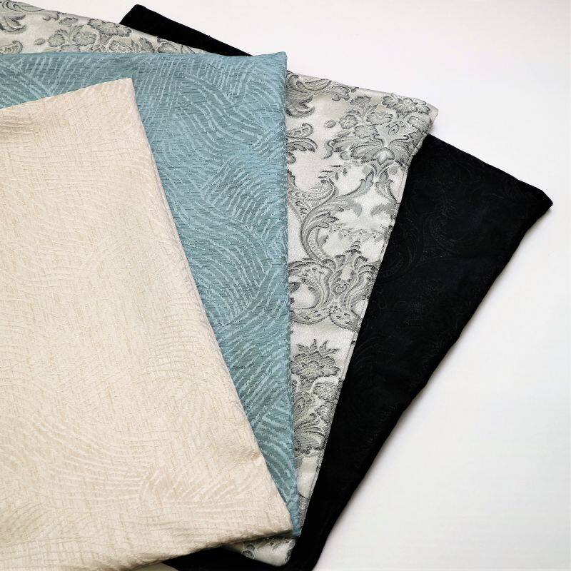 ツル クッションカバー JD-67293R スモークライラック ｜ジャストカーテン