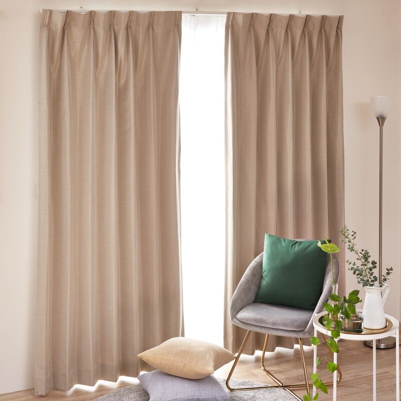 フィット カーテン JE-67242R アイボリー ｜ジャストカーテン