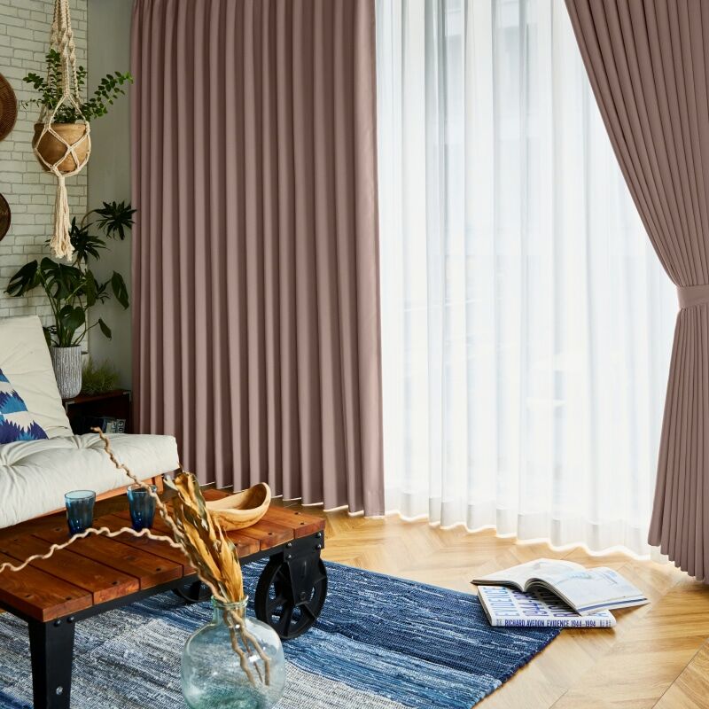 ガイド カーテン JC-67280 ピンク ｜ジャストカーテン