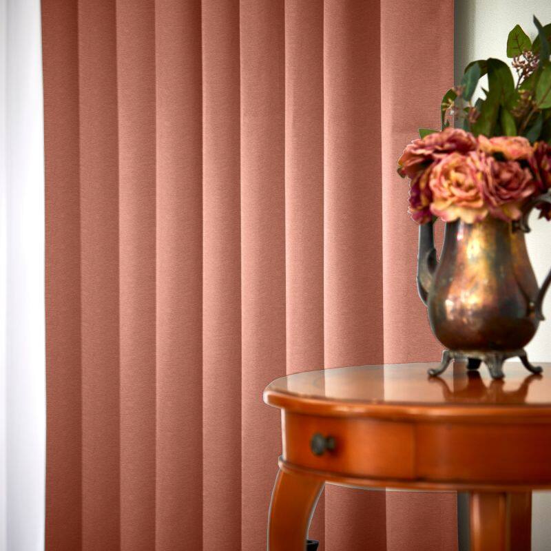 ローヌ カーテン JE-67224R オレンジ ｜ジャストカーテン