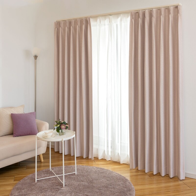 モアナ カーテン JE-67237 ピンク ｜ジャストカーテン