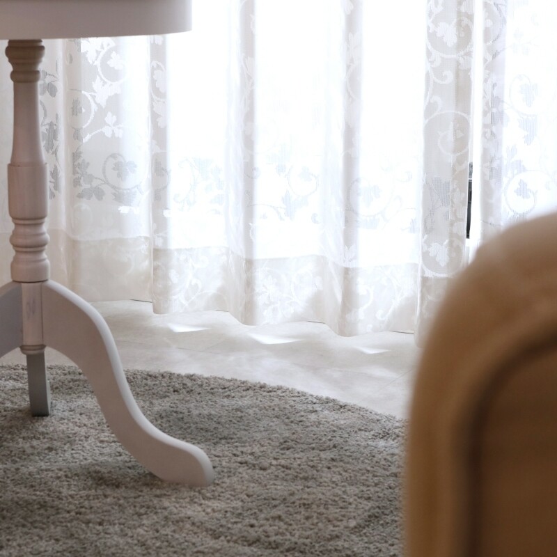 ミラー】トスカ レースカーテン JD-68022 ホワイト ｜ジャストカーテン