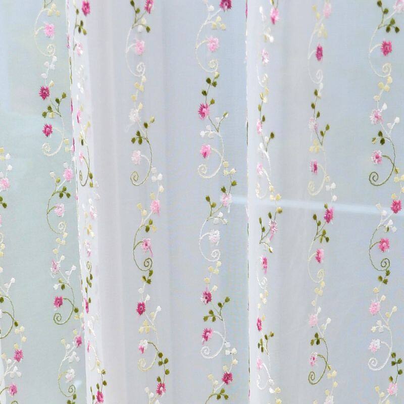 エターナルローズ レースカーテン JB-92506 ホワイト ｜ジャストカーテン