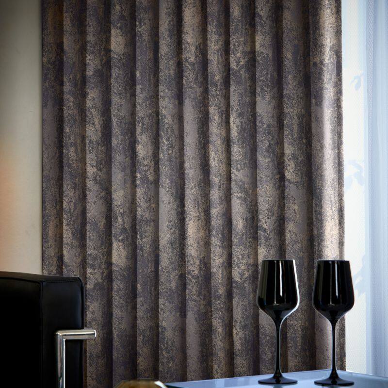 コンクリ カーテン JE-92713 パープル ｜ジャストカーテン