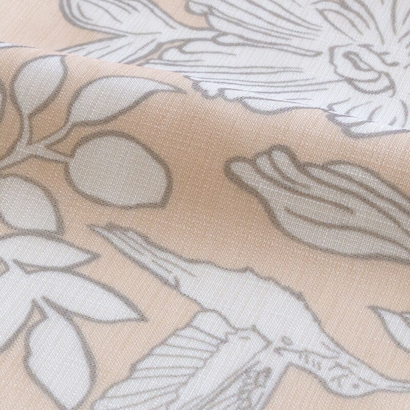 ボニー レースカーテン JE-92851 オレンジ ｜ジャストカーテン