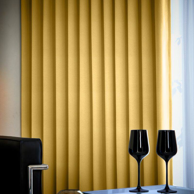 ブライトヨコ カーテン JE-94014 イエロー ｜ジャストカーテン