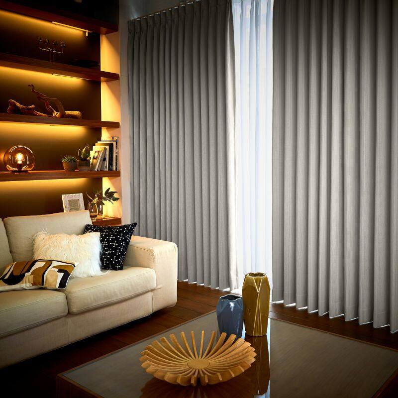 ランダム カーテン JE-94027 ベージュ ｜ジャストカーテン