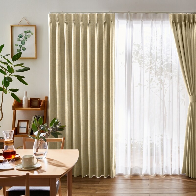 レヴィ カーテン JE-98066 ベージュ ｜ジャストカーテン