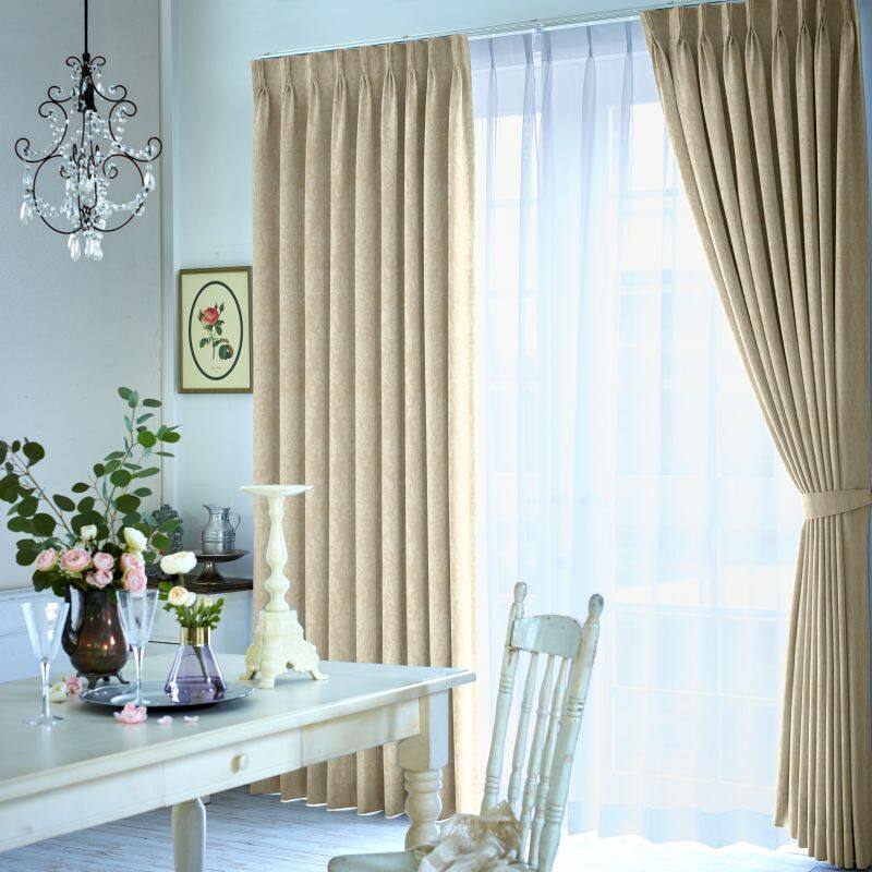 プラントダマスク カーテン JE-12225 アイボリー ｜ジャストカーテン