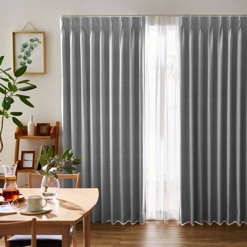 フロスト カーテン JE-19190R グレー ｜ジャストカーテン