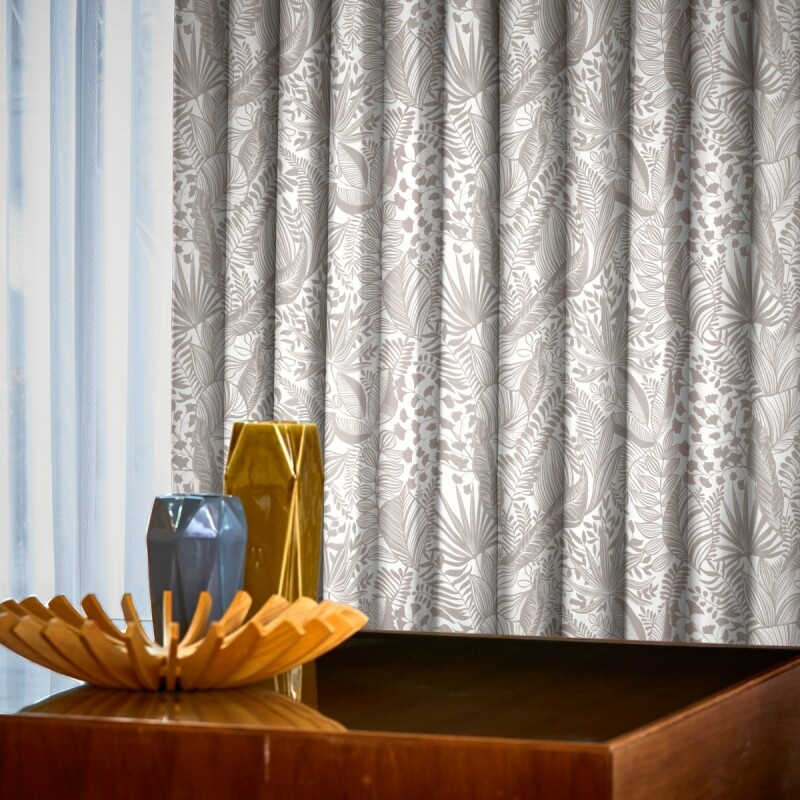 ビオトープ カーテン JE-19254 グレー ｜ジャストカーテン