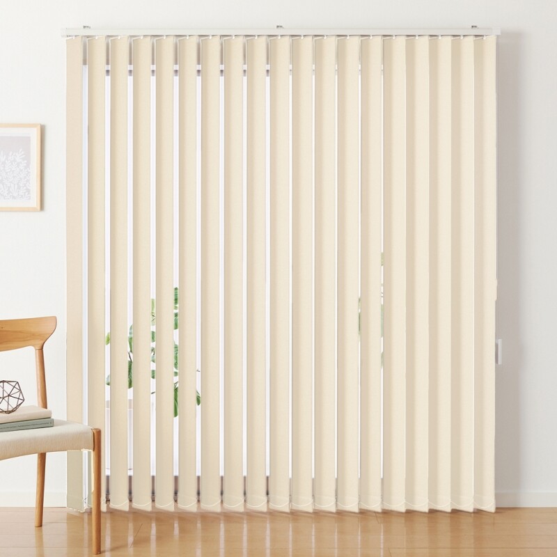 バーチカルブラインド-ラフィー- アイボリー A8704 ｜ジャストカーテン