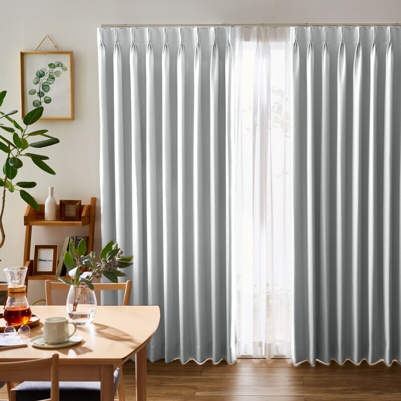 和 カーテン JF-94040R ホワイト ｜ジャストカーテン