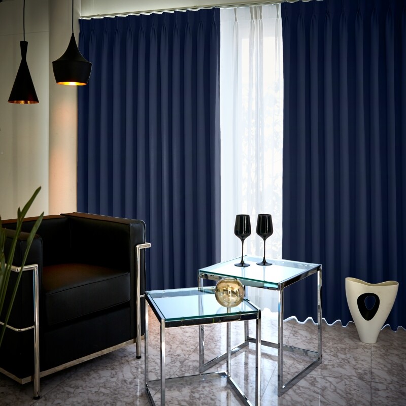 和 カット生地 JF-94044R ネイビー ｜ジャストカーテン