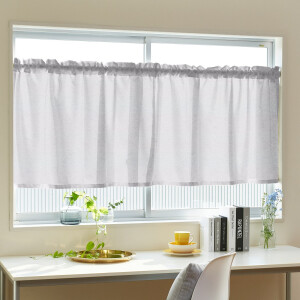 スケイル カフェカーテン JE-92743 グレー ｜ジャストカーテン