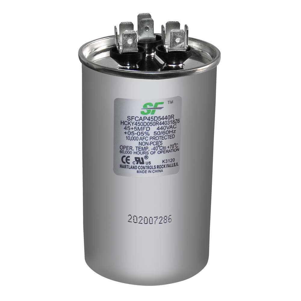45+5 MFD x 440 Run Capacitor # SFCAP45D5440R - JustCapacitors.com