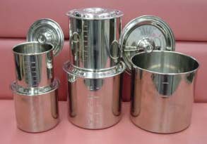 取っ手無し キッチンポット ステン 10cm 寸胴鍋