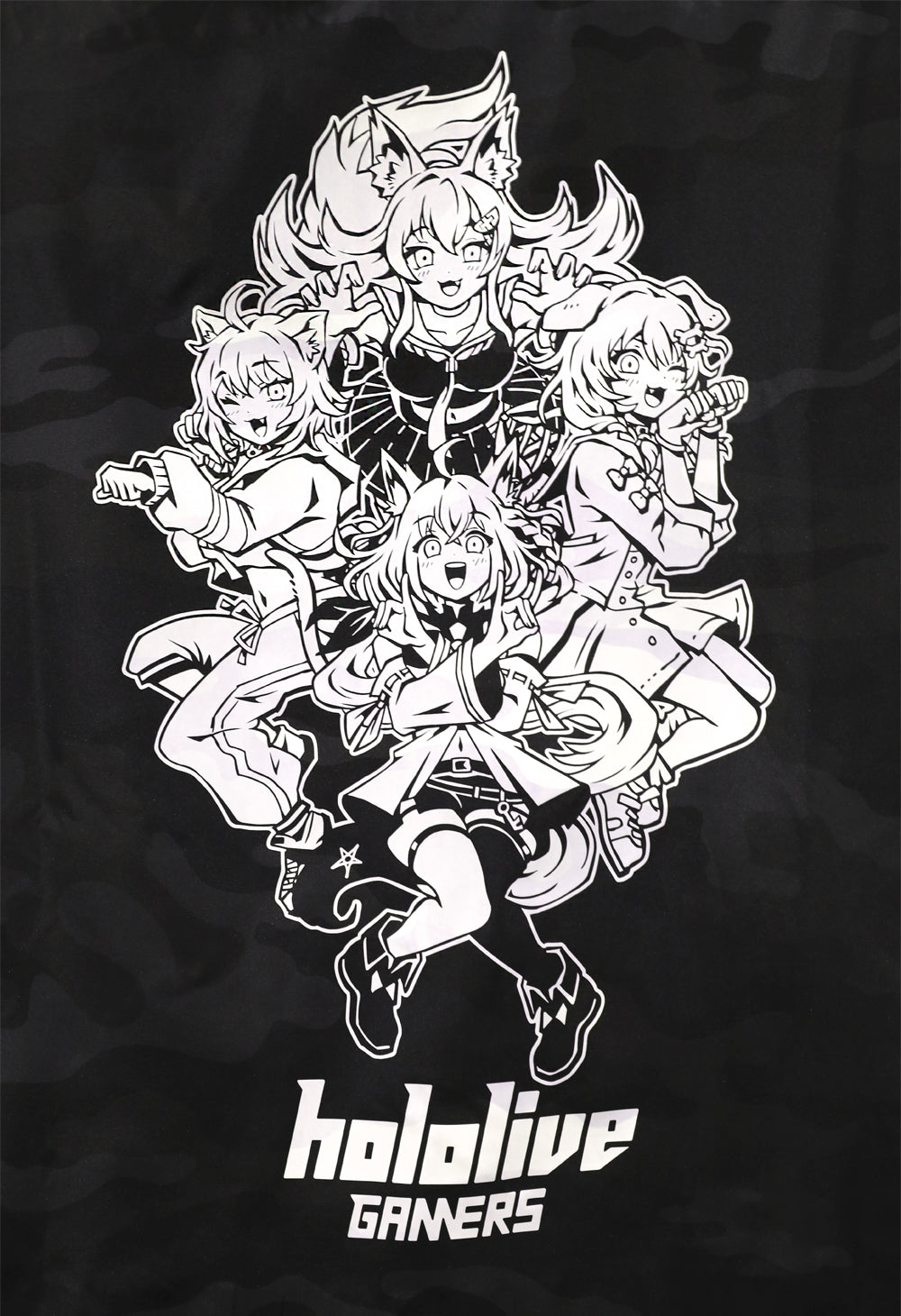 hololive GAMERS Black Camo Windbreaker – OMOCAT