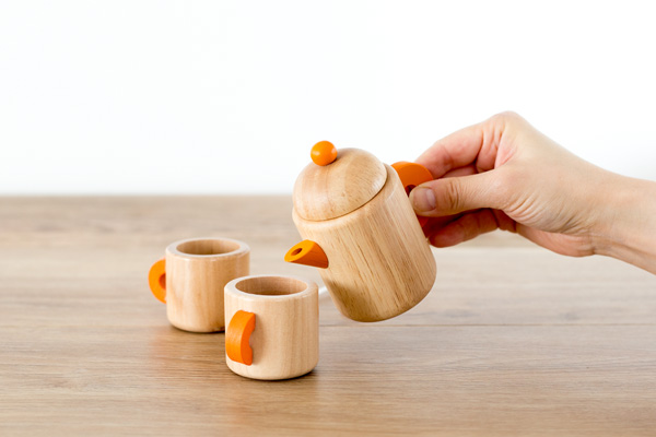 ままごと ティーポットセット オリジナルセット |木のおもちゃ