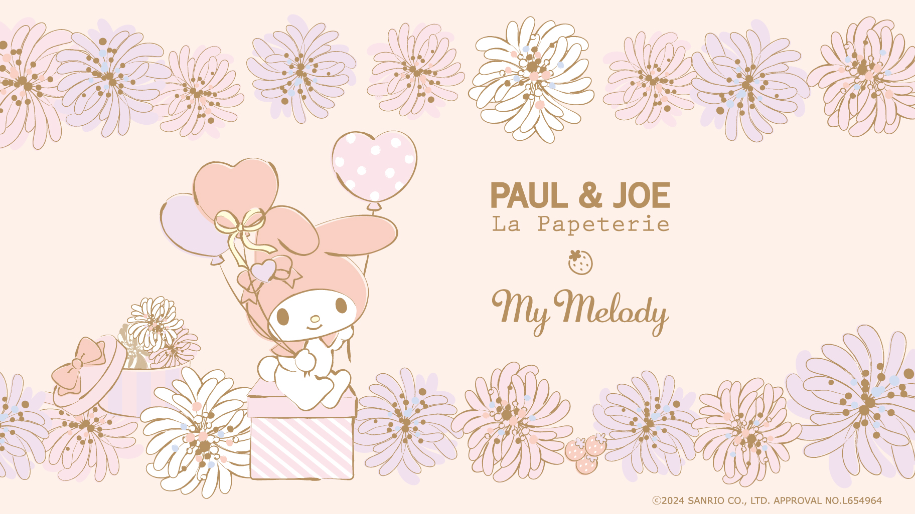 ポール ＆ ジョー×マイメロディ マークス メッセージカードセット