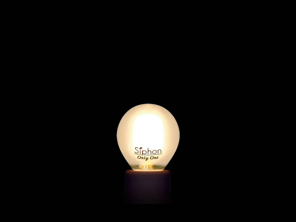 フィラメントLED電球「Siphon」 Ball35 LDF58 フロスト ボール35 Only One