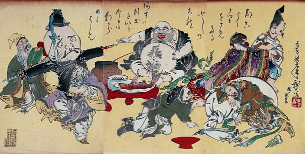 Seven Lucky Gods of Japan