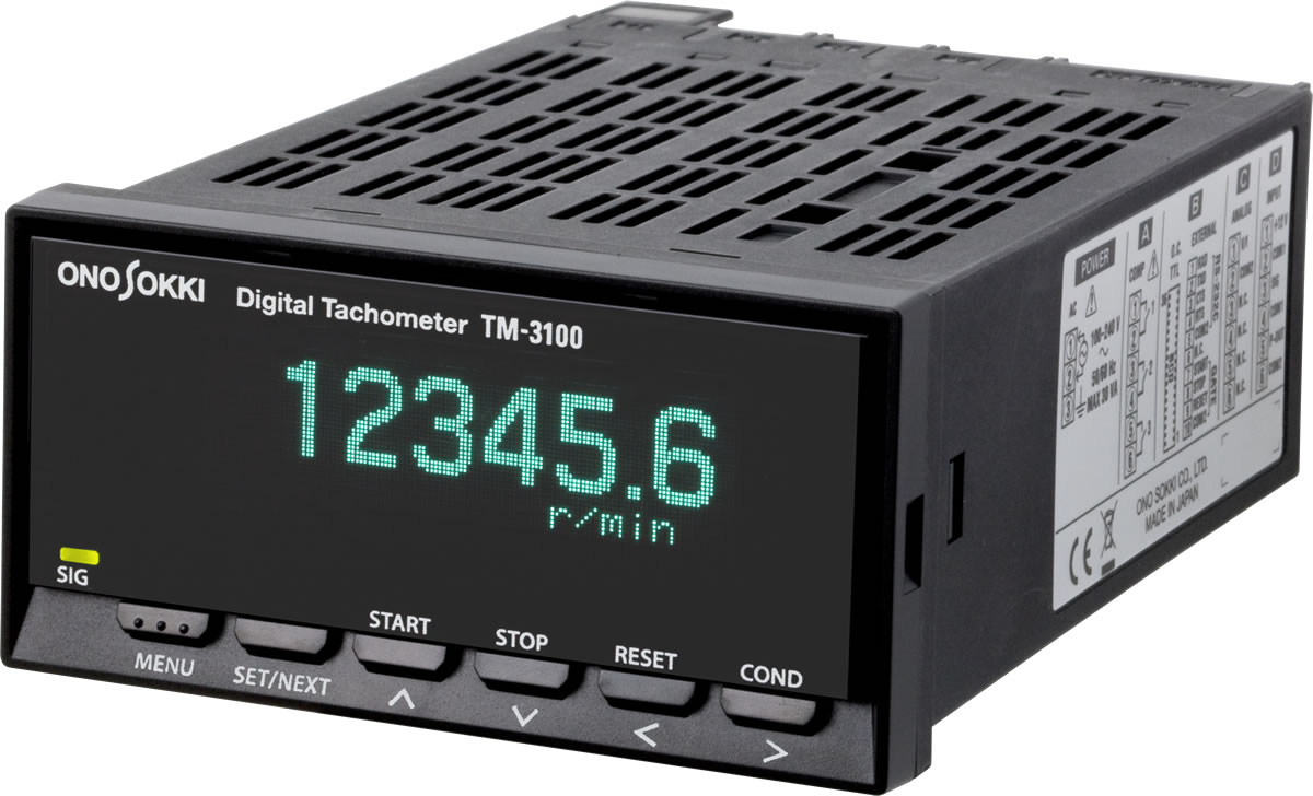 小野測器 - デジタル回転計 TM-3100シリーズ（販売終了）