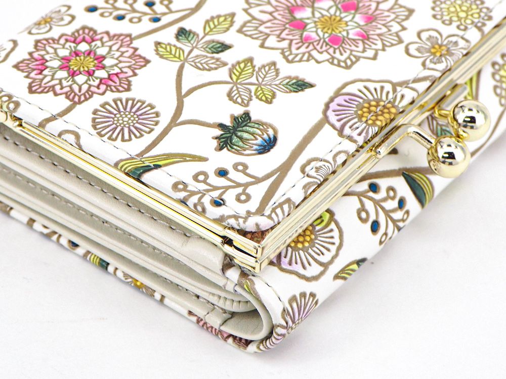 ダリア＜ベリーピンク＞ 三つ折りミニ財布［t］