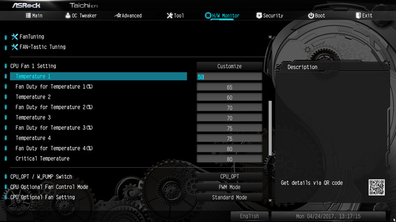 ASRock X370 Taichi AMD AM4 Motherboard Review BIOS and Overclocking