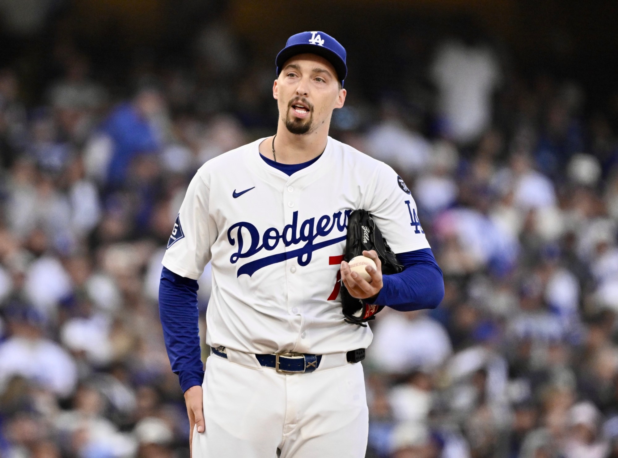 Dodgers shut down Blake Snell with continuing shoulder issue