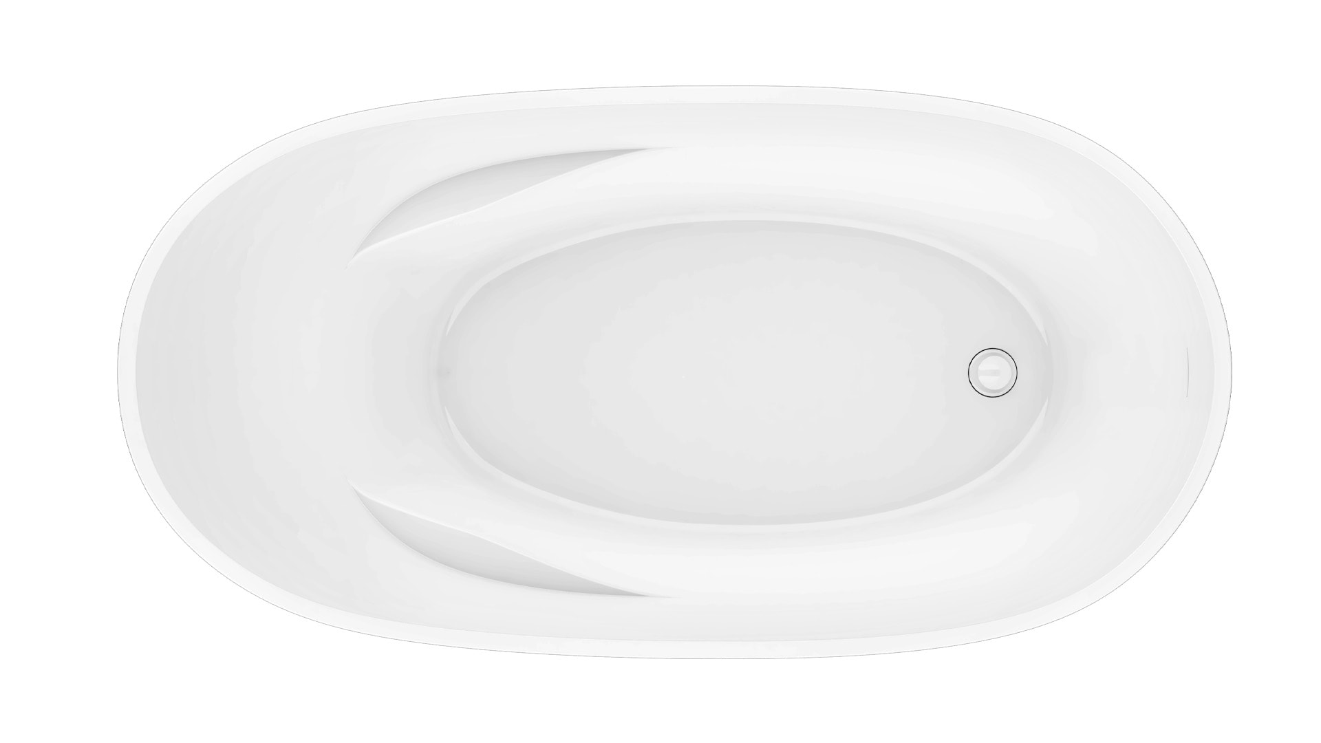 59 or 67 inch Modern Freestanding Bath Romy | OCEANIA