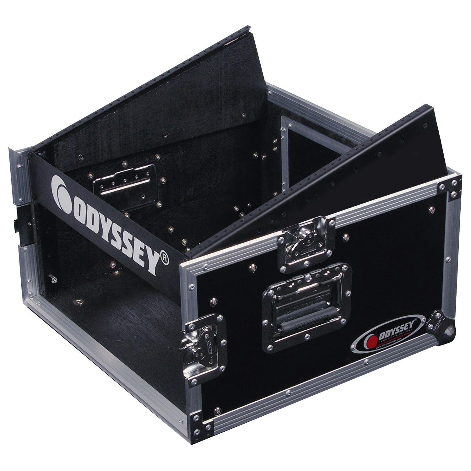 10U Top Slanted 4U Vertical Pro Combo Rack - Odyssey Cases