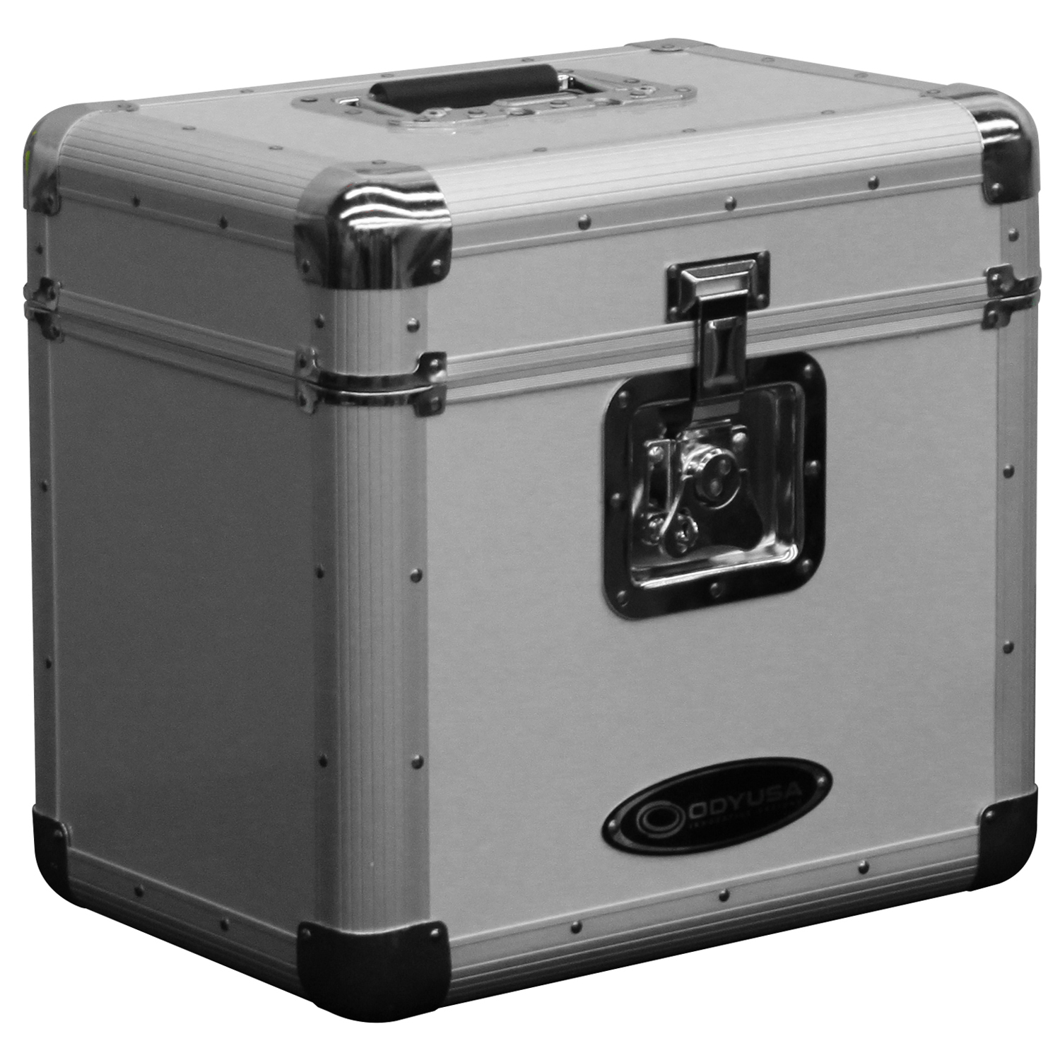 KROM Series Silver Stackable Record / Utility Case for 70 12