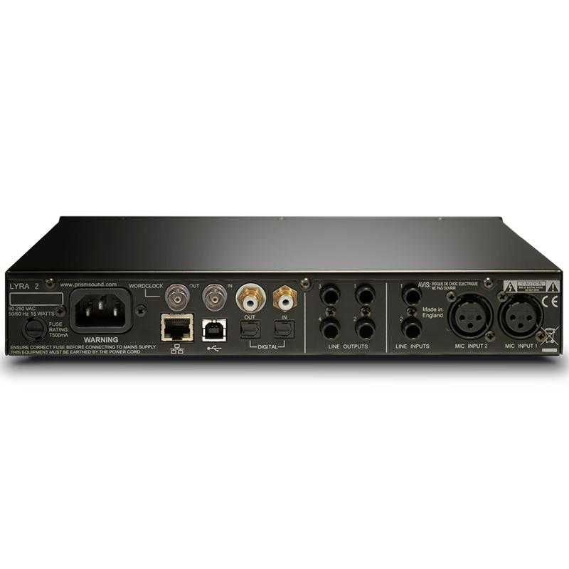 Prism Sound Lyra 2 USB2 Recording Interface 2in/4out