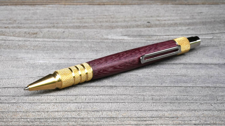 ◎ デュラクリック (ノック式ボールペン) ブラス（真鍮） | つくる人を