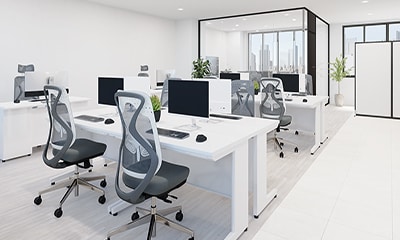 送料無料】 スチールデスク 平机 引き出し 幅1400×奥行700×高さ700mm