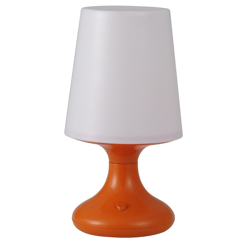 LEDナイトスタンド 乾電池式 オレンジ 電球色LED [品番]06-0447｜株式