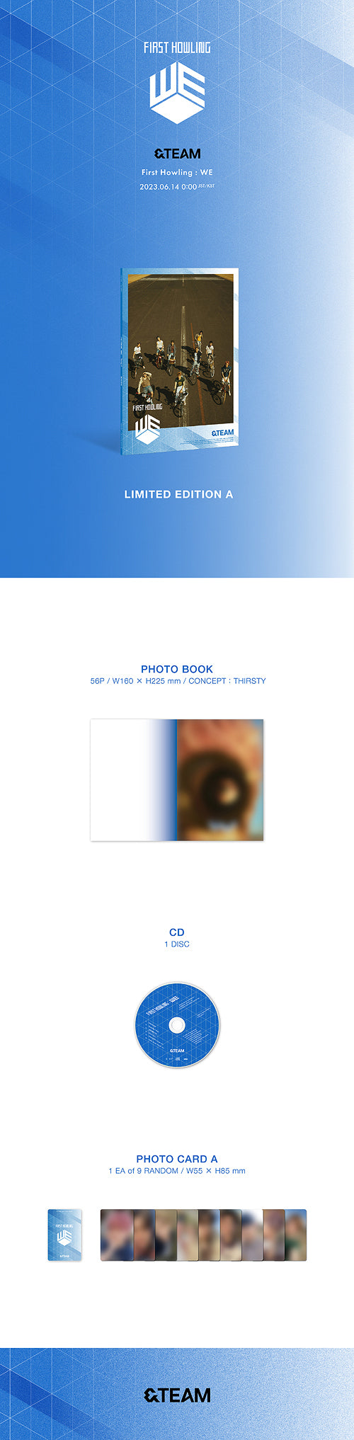 RESTOCK 3/1) &TEAM - FIRST HOWLING : WE (LIMITED EDITION A) — Oh