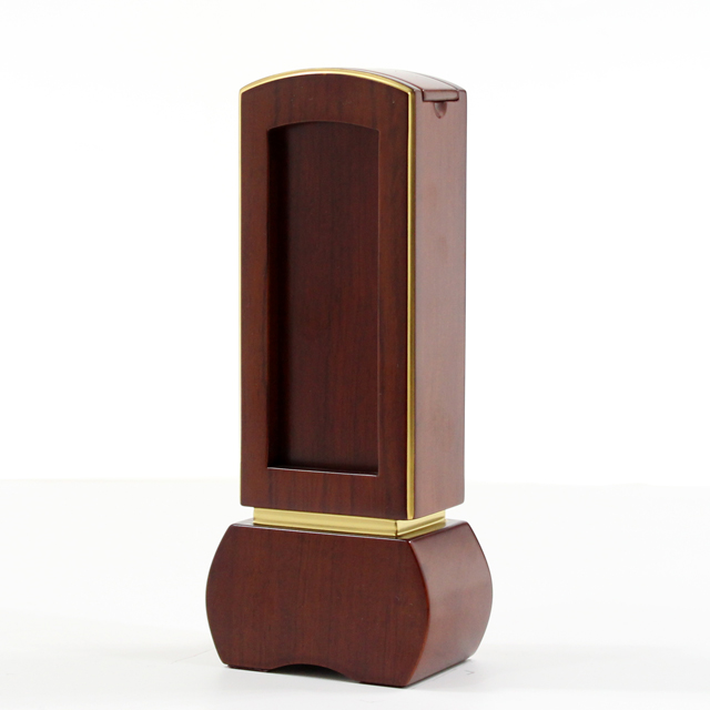 IH-0707 繰り出し位牌 モダン 優徳回出 ブラウン 3,5寸～5,0寸 お仏壇