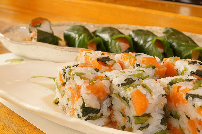 創意工夫が光る「信州サーモン」メニュー。地のものと一緒に魅力を