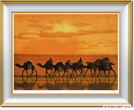 流砂浄土変」足立幸子 油絵 肉筆 【公式通販】