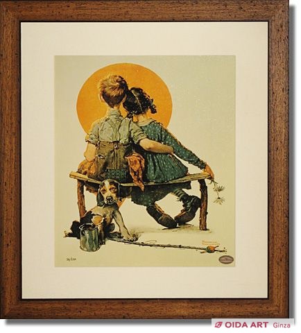 ノーマン・ロックウェル 小さな恋人たちDX | 絵画など美術品の販売と